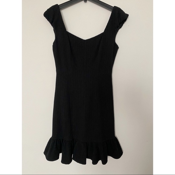 Rebecca Taylor black midi dress - Picture 1 of 5